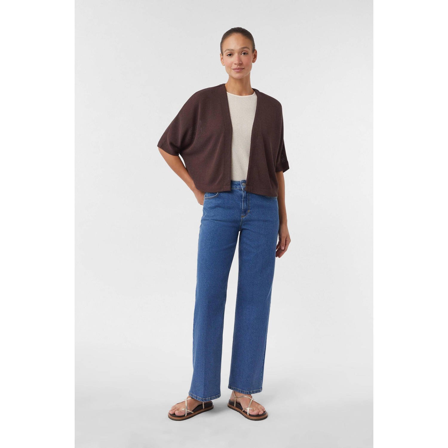 comma casual identity top beige