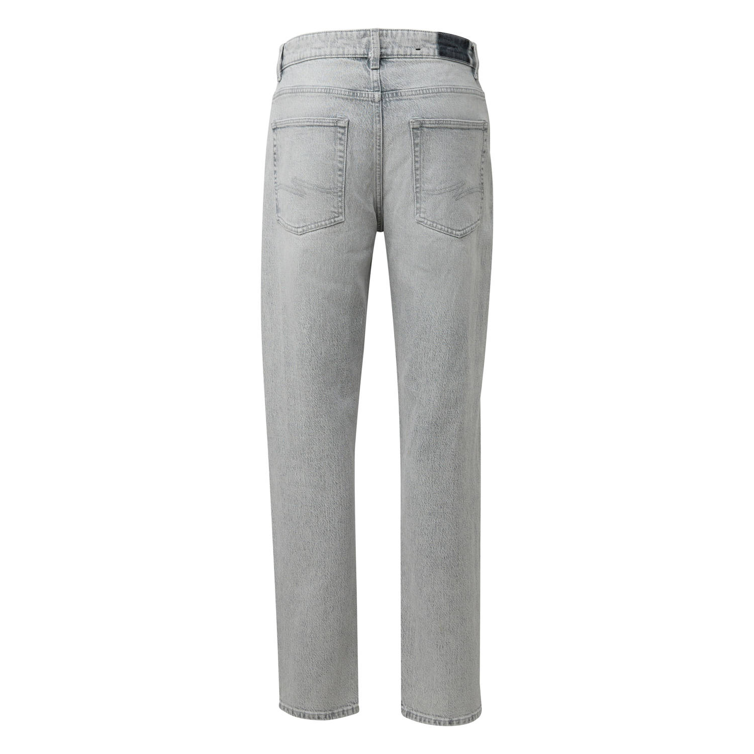 Q S by s.Oliver relaxed tapered jeans lichtgrijs