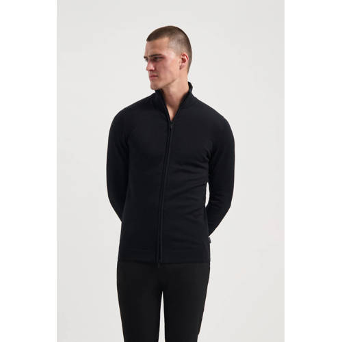 Saint Steve DIRK gebreid vest donkerblauw afbeelding