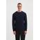 Saint Steve bouclé gebreide trui ALLARD donkerblauw
