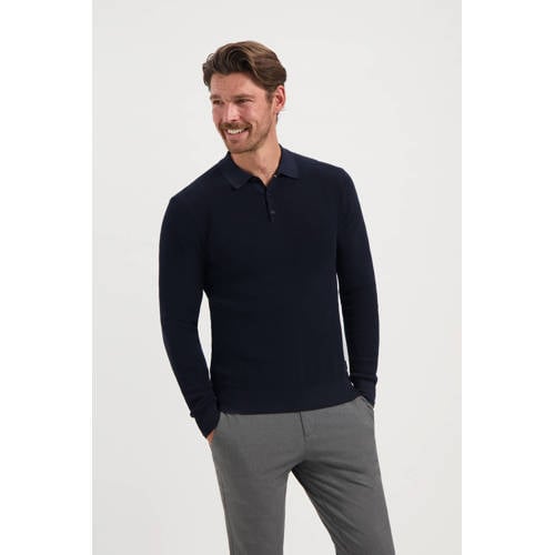 Saint Steve SANDER gebreide trui donkerblauw afbeelding