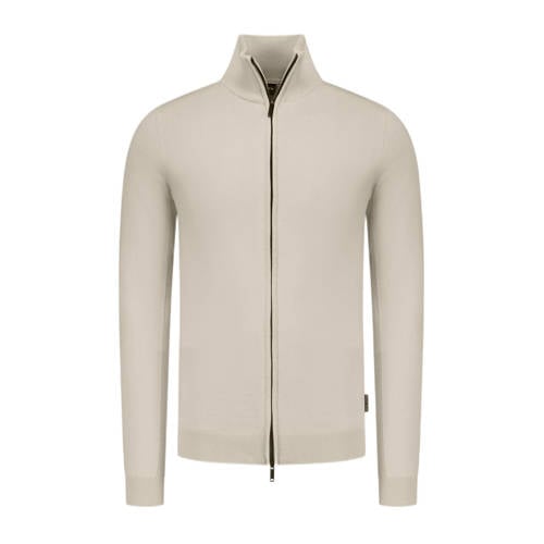 Saint Steve DIRK gebreid vest ecru afbeelding