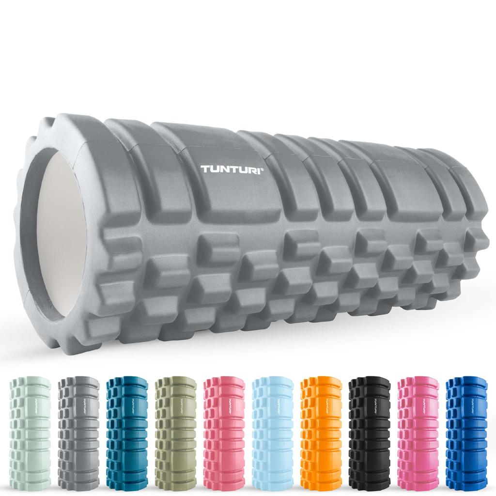 Tunturi foam roller grijs