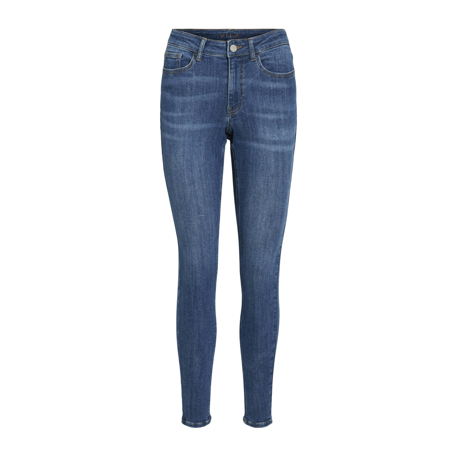 VILA skinny jeans medium blue denim
