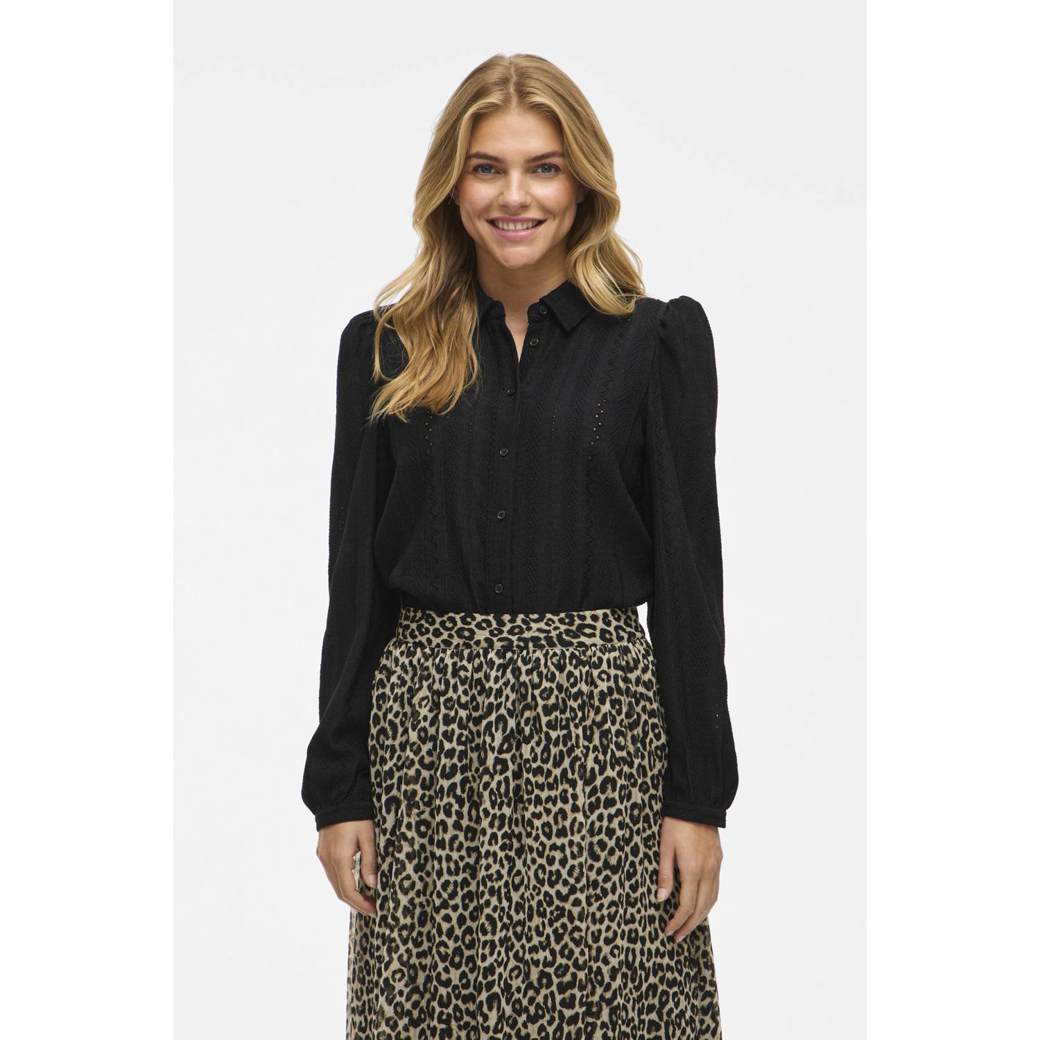 VILA blouse zwart