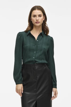 blouse donkergroen