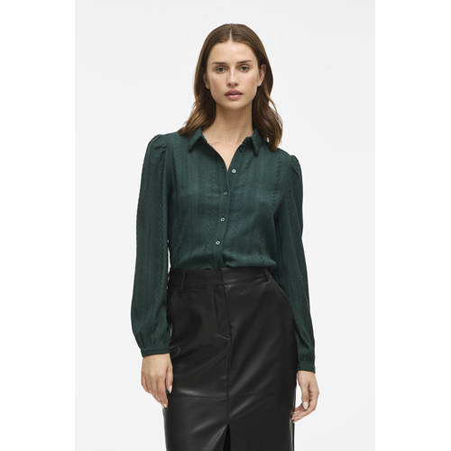 VILA blouse donkergroen afbeelding