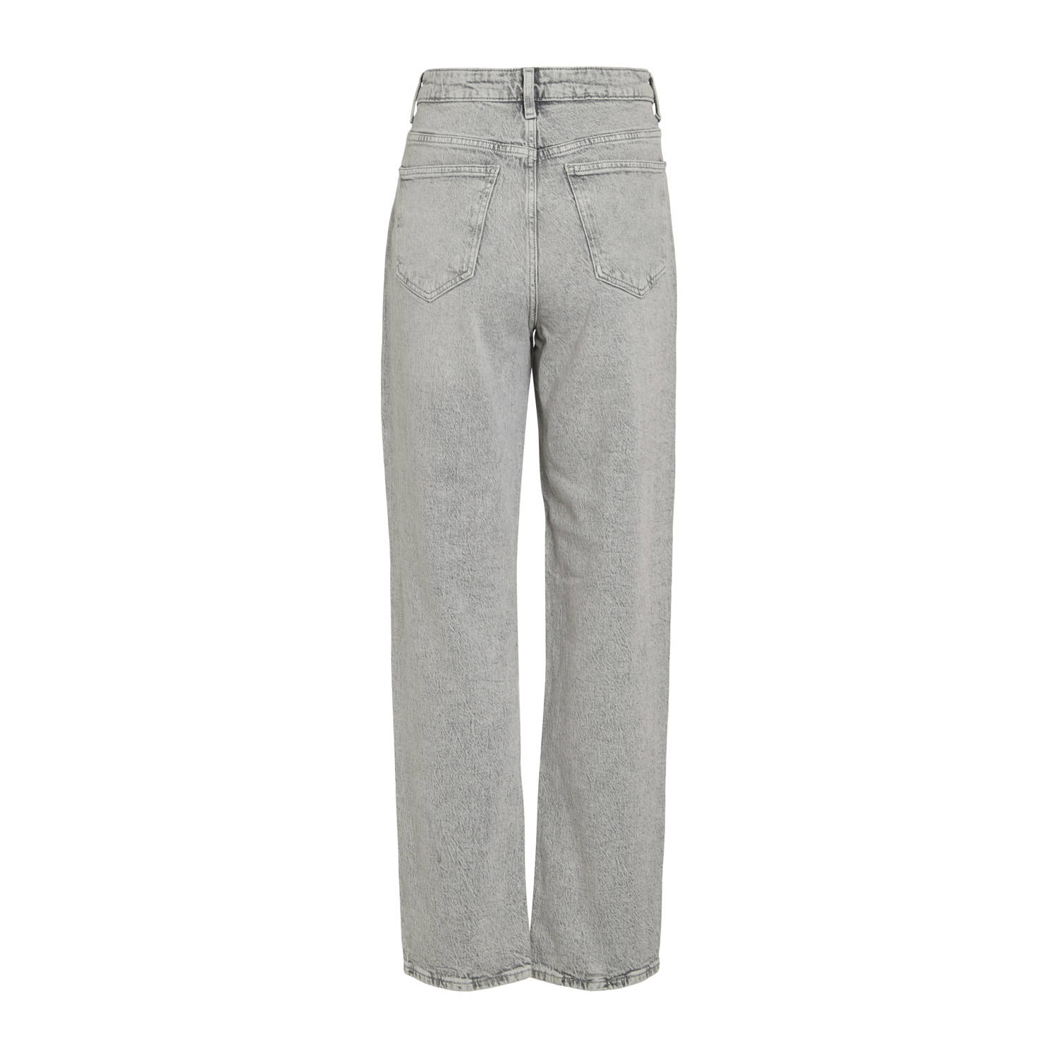 VILA high waist jeans light grey