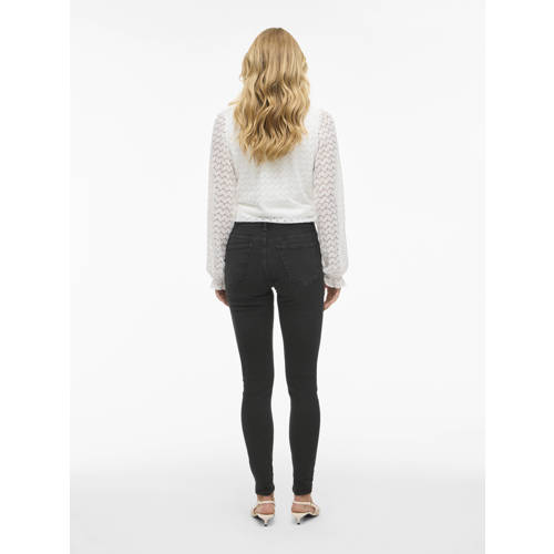 VILA skinny jeans black denim afbeelding