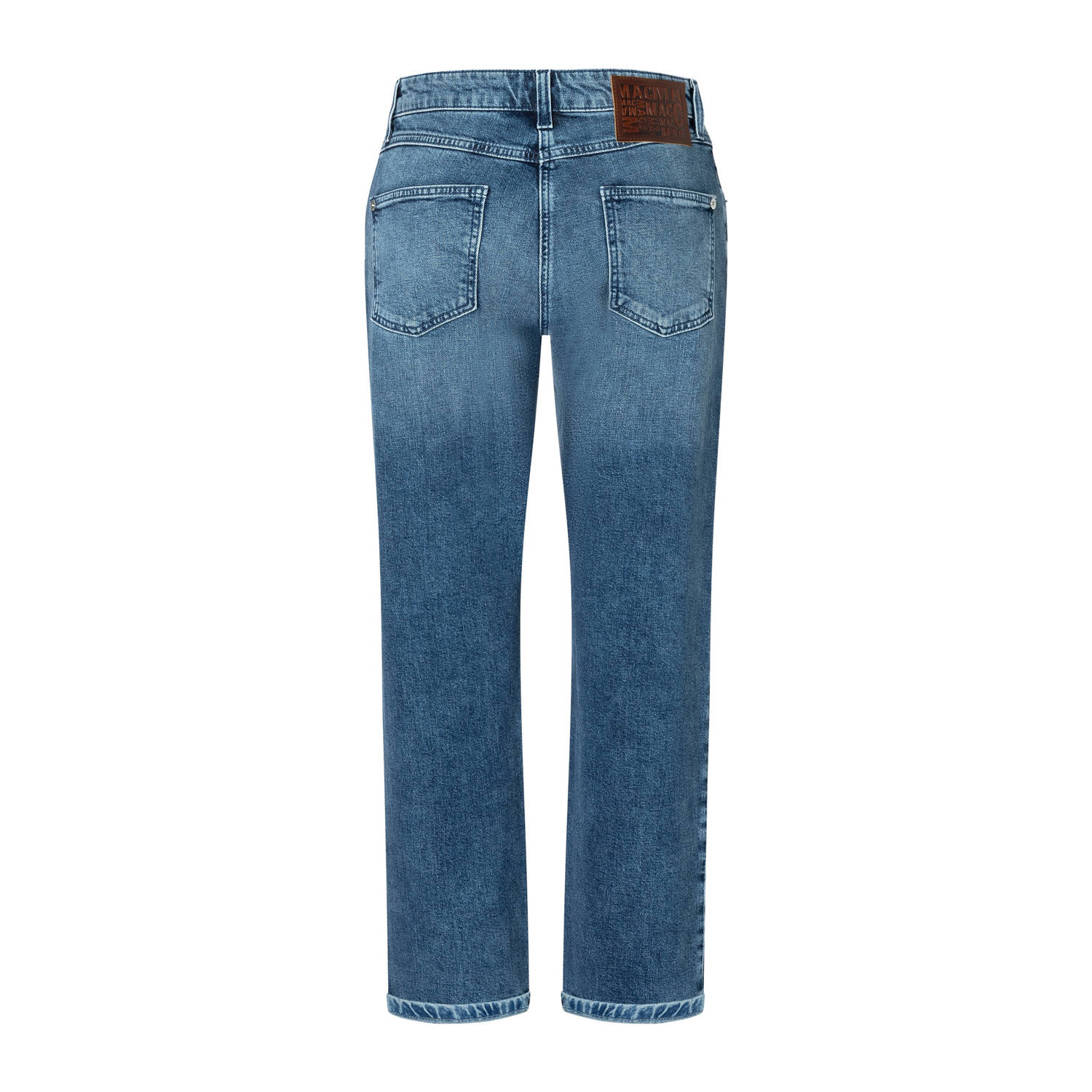 MAC straight leg jeans medium blue denim