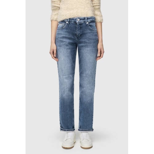 MAC straight leg jeans medium blue denim afbeelding