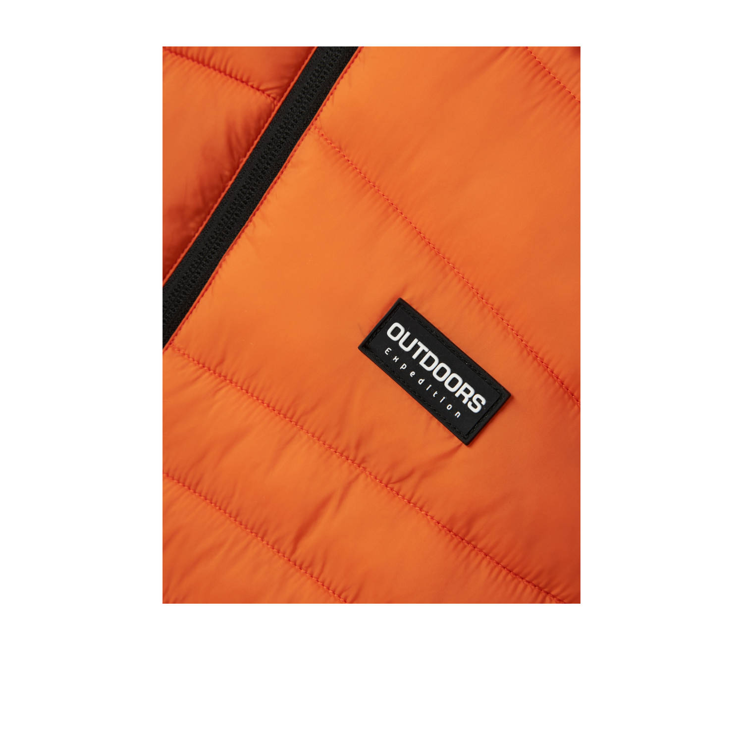 NAME IT KIDS gewatteerde jas oranje