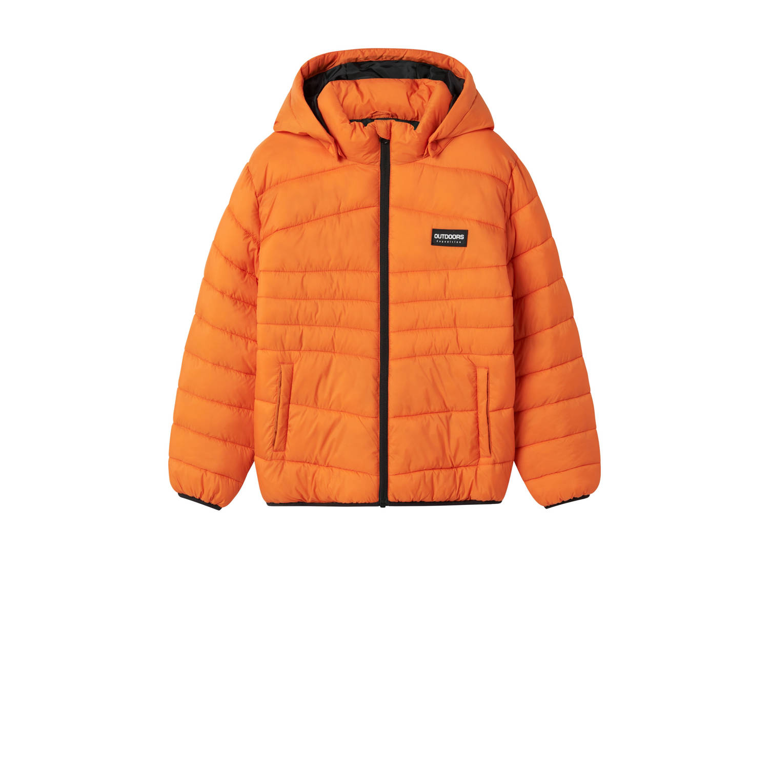 NAME IT KIDS gewatteerde jas oranje