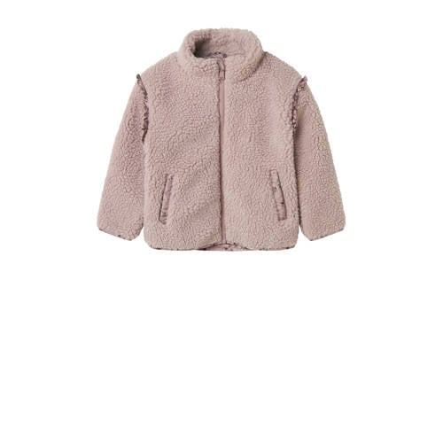 NAME IT MINI teddy jas herfst roze afbeelding