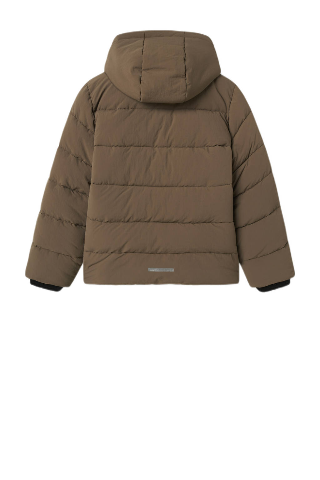 NAME IT KIDS gewatteerde winterjas NMMMASTER groen | wehkamp