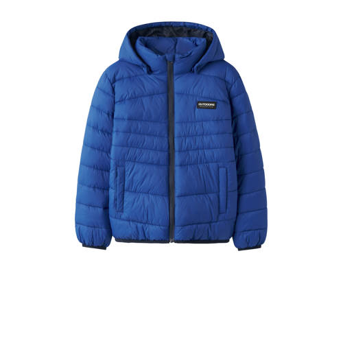 NAME IT KIDS gewatteerde jas blauw afbeelding