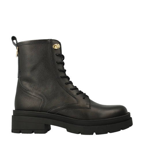 Red Rag leren veterboots zwart afbeelding