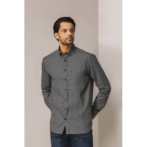 State of Art regular casual overhemd antraciet afbeelding