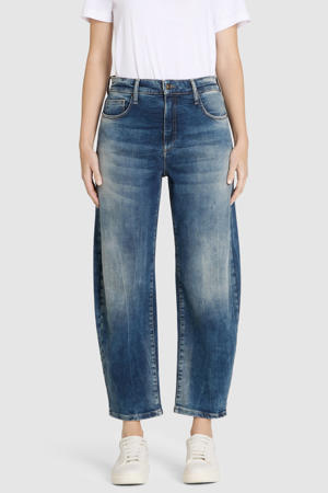 barrel jeans dark blue denim