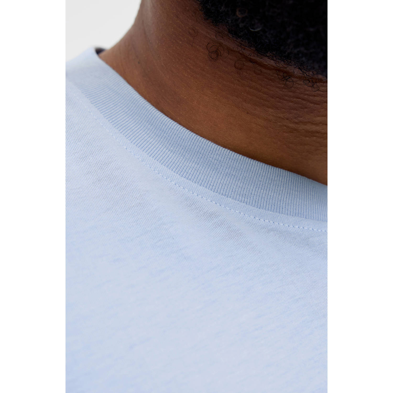 JACK & JONES PLUS SIZE T-shirt lichtblauw
