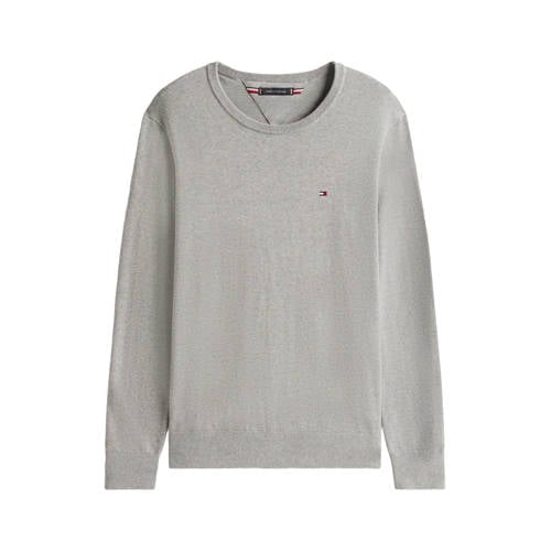 Tommy Hilfiger pullover fijn gebreid grijs afbeelding