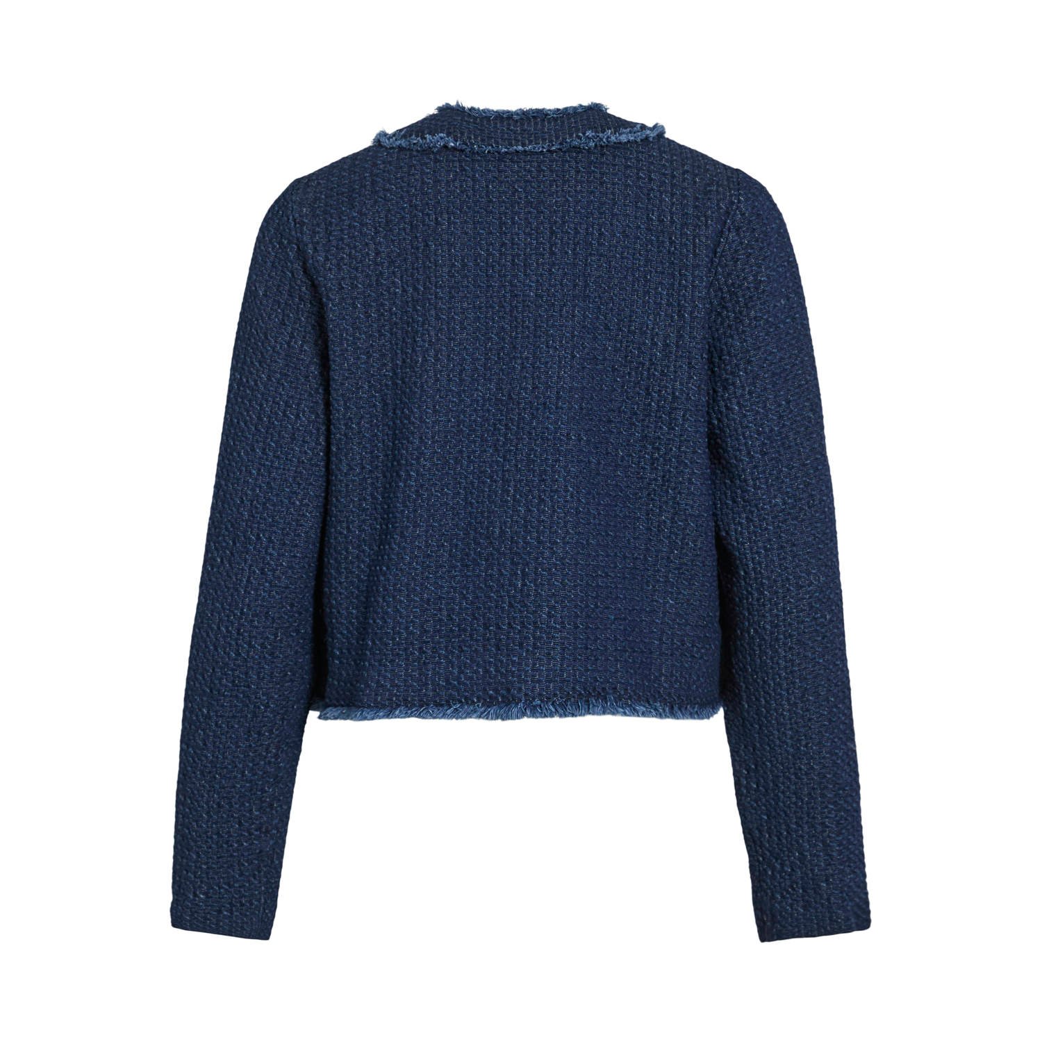 VILA denim spijkerjas dark blue denim