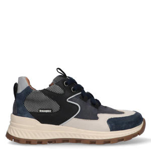 Rebel Rock leren sneakers donkerblauw