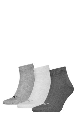 sneakersokken - set van 6 grijs