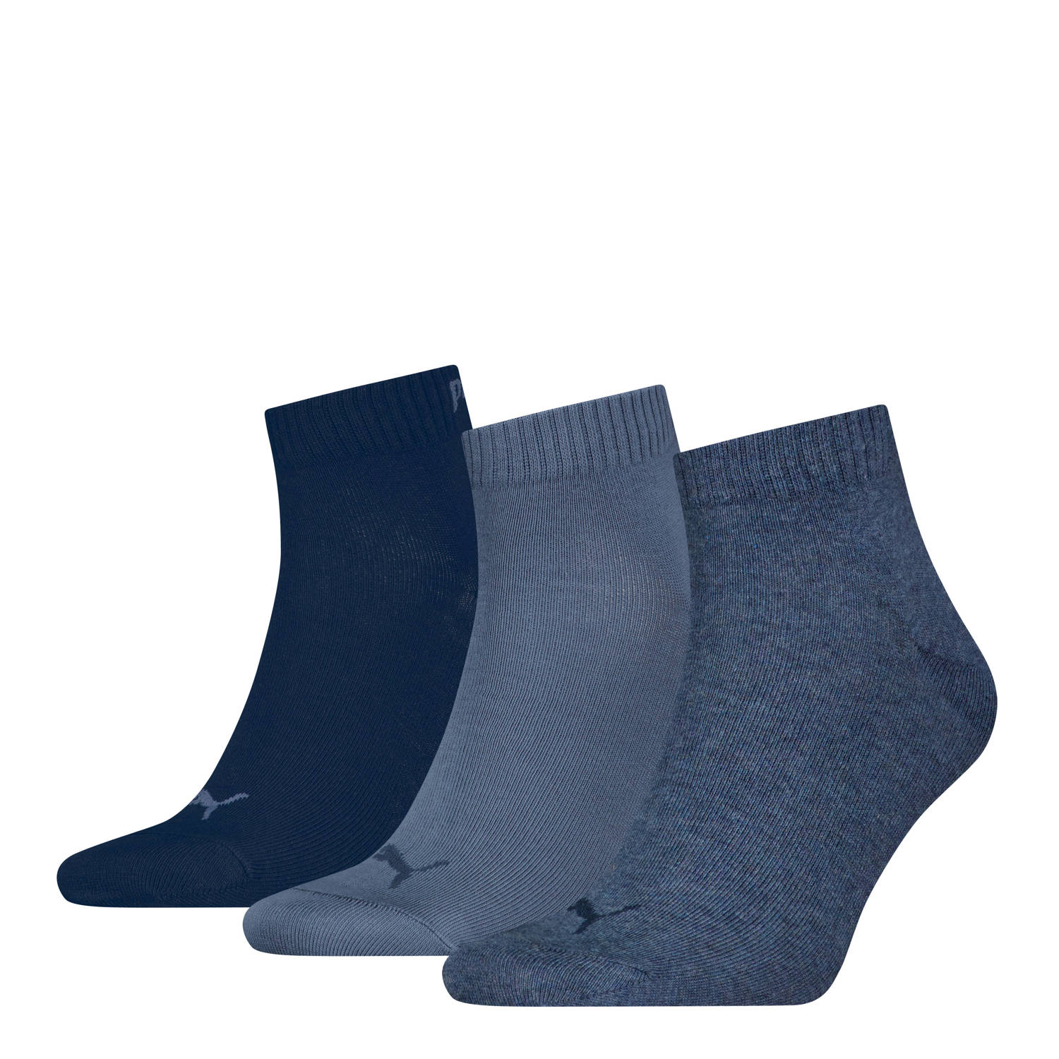 PUMA Korte sokken UNISEX QUARTER PLAIN 3P (3 paar 3 paar)