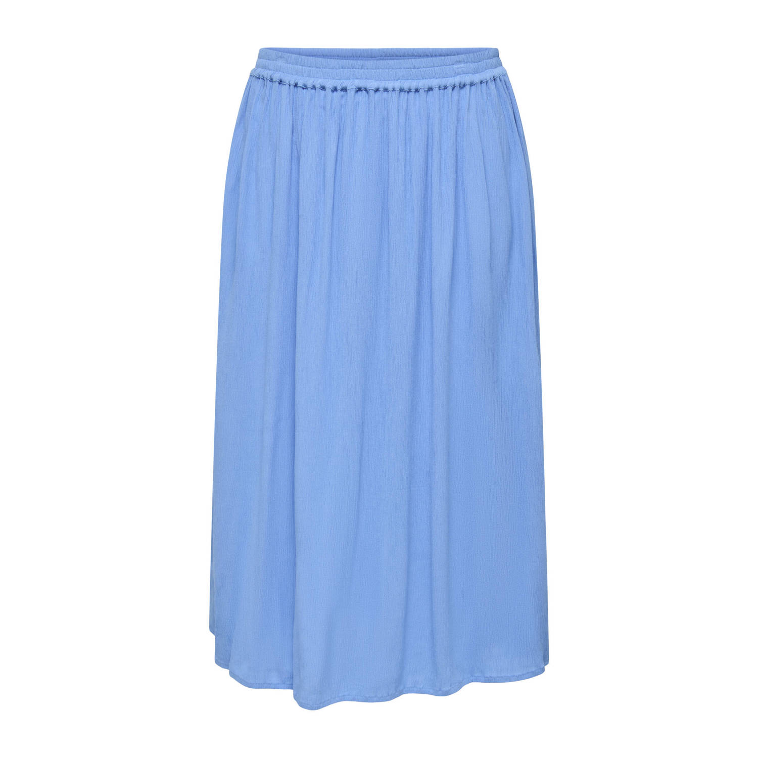 ONLY CARMAKOMA A-lijn rok blauw