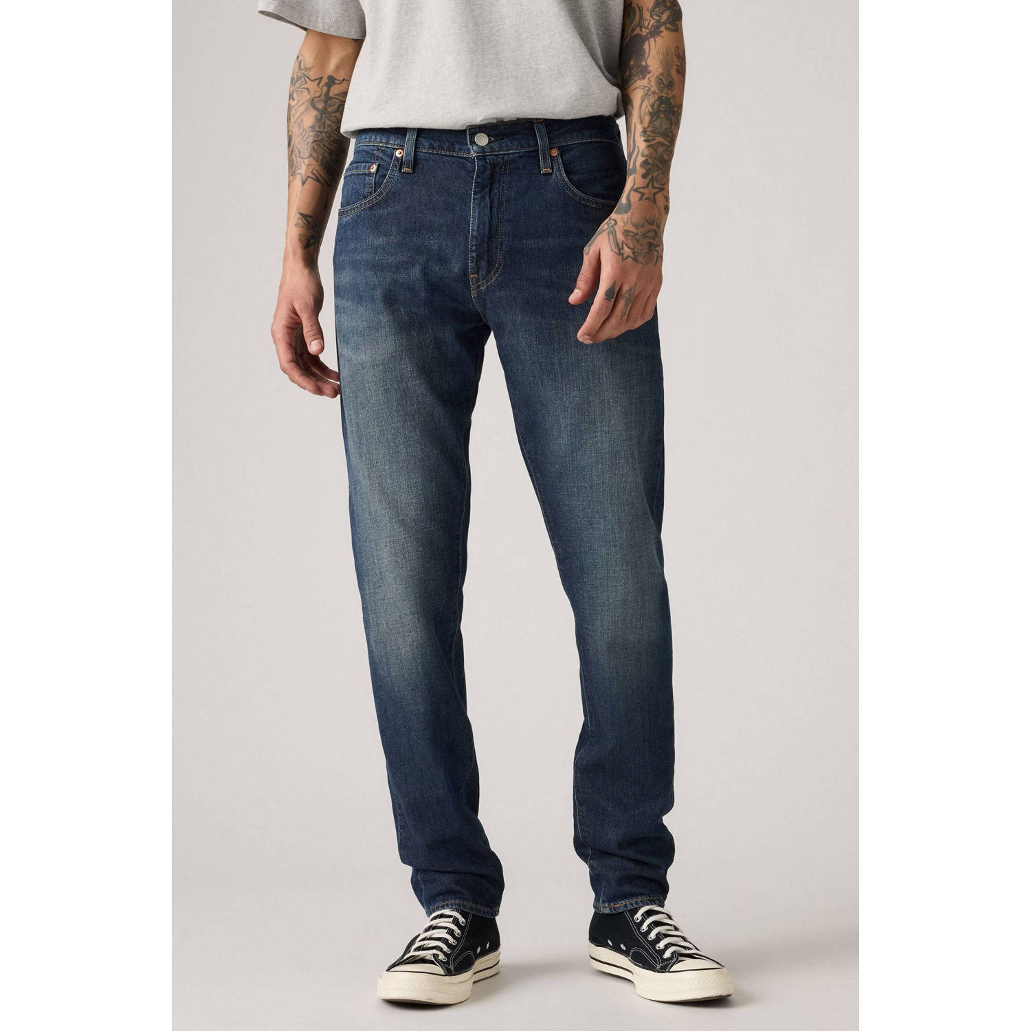Levi's 512 slim fit jeans donkerblauw
