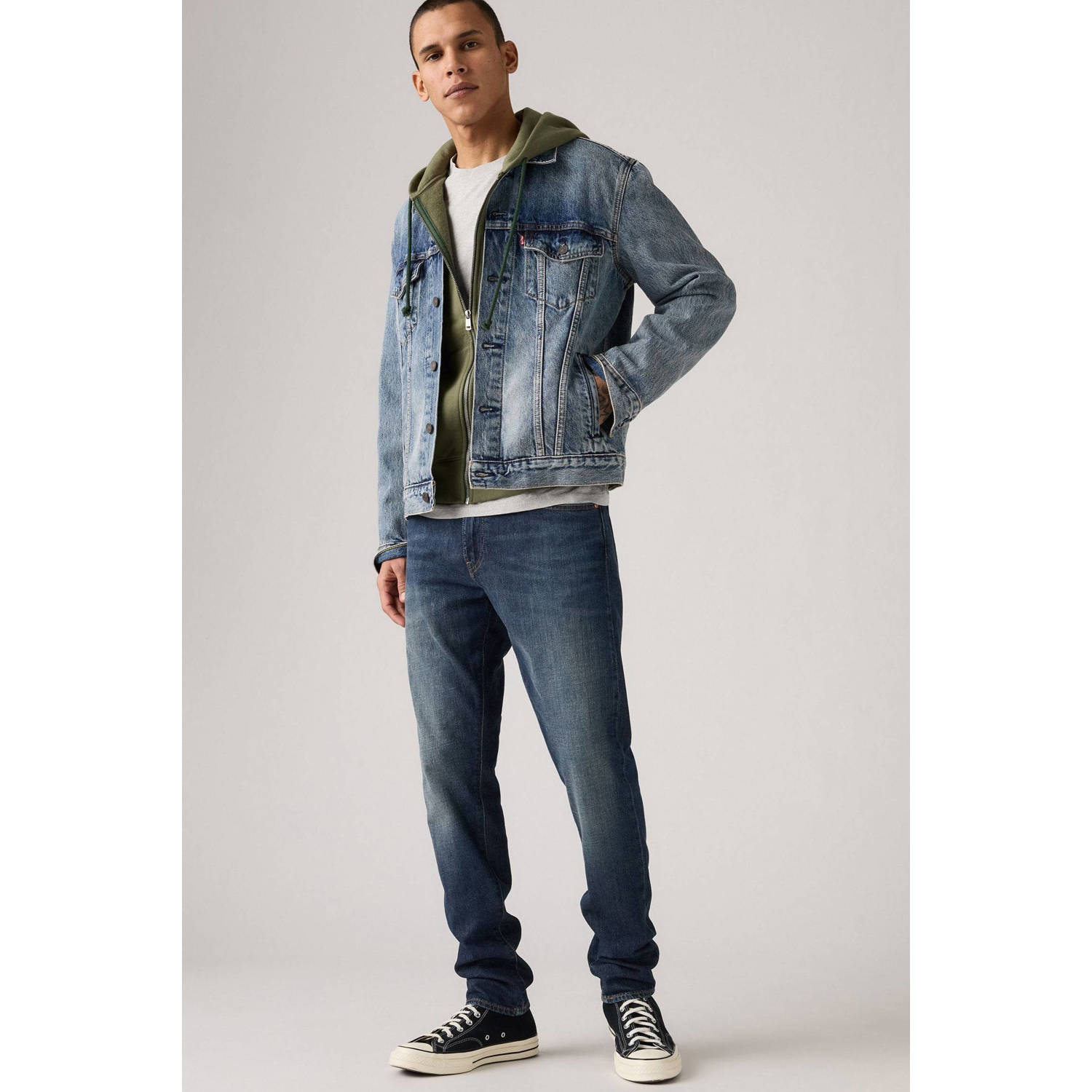 Levi's 512 slim fit jeans donkerblauw