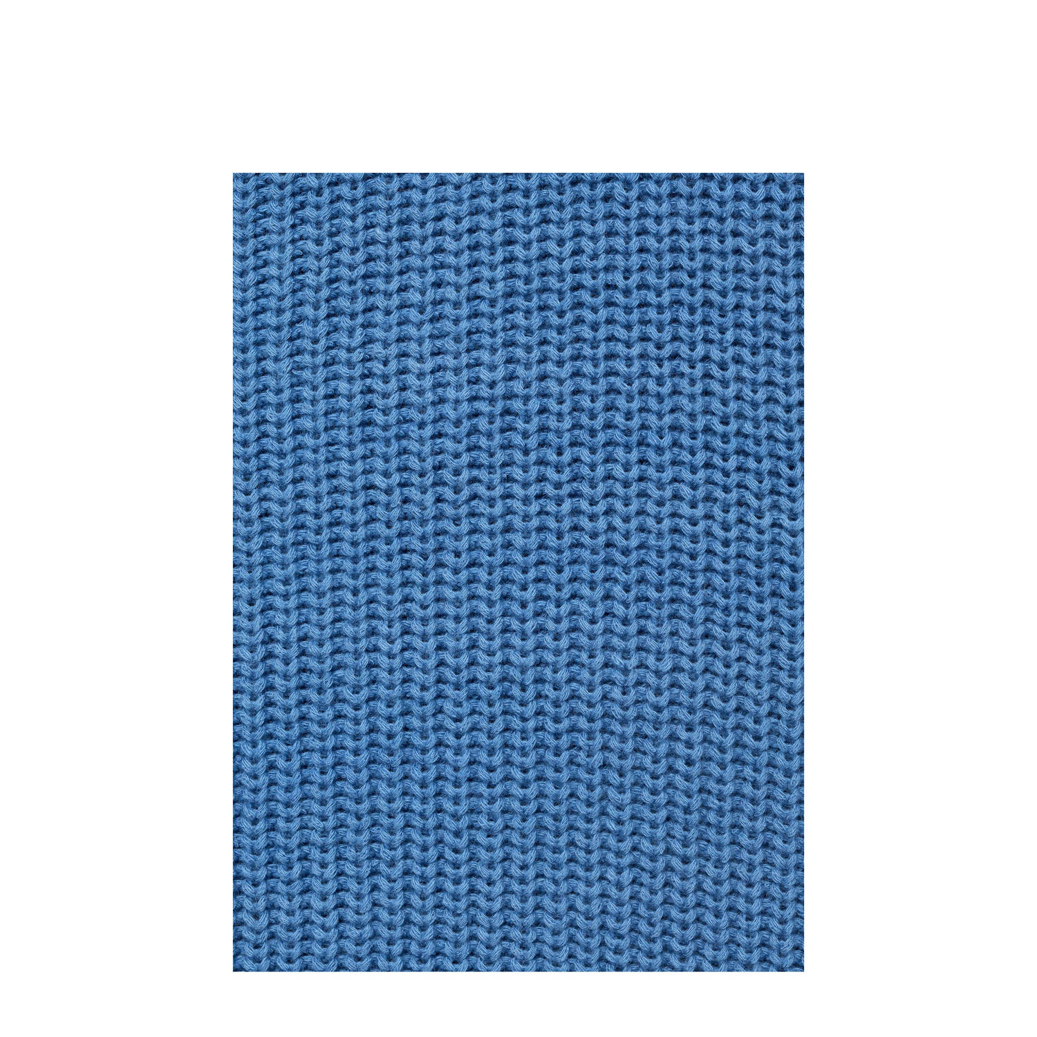 Mango vest gebreid blauw