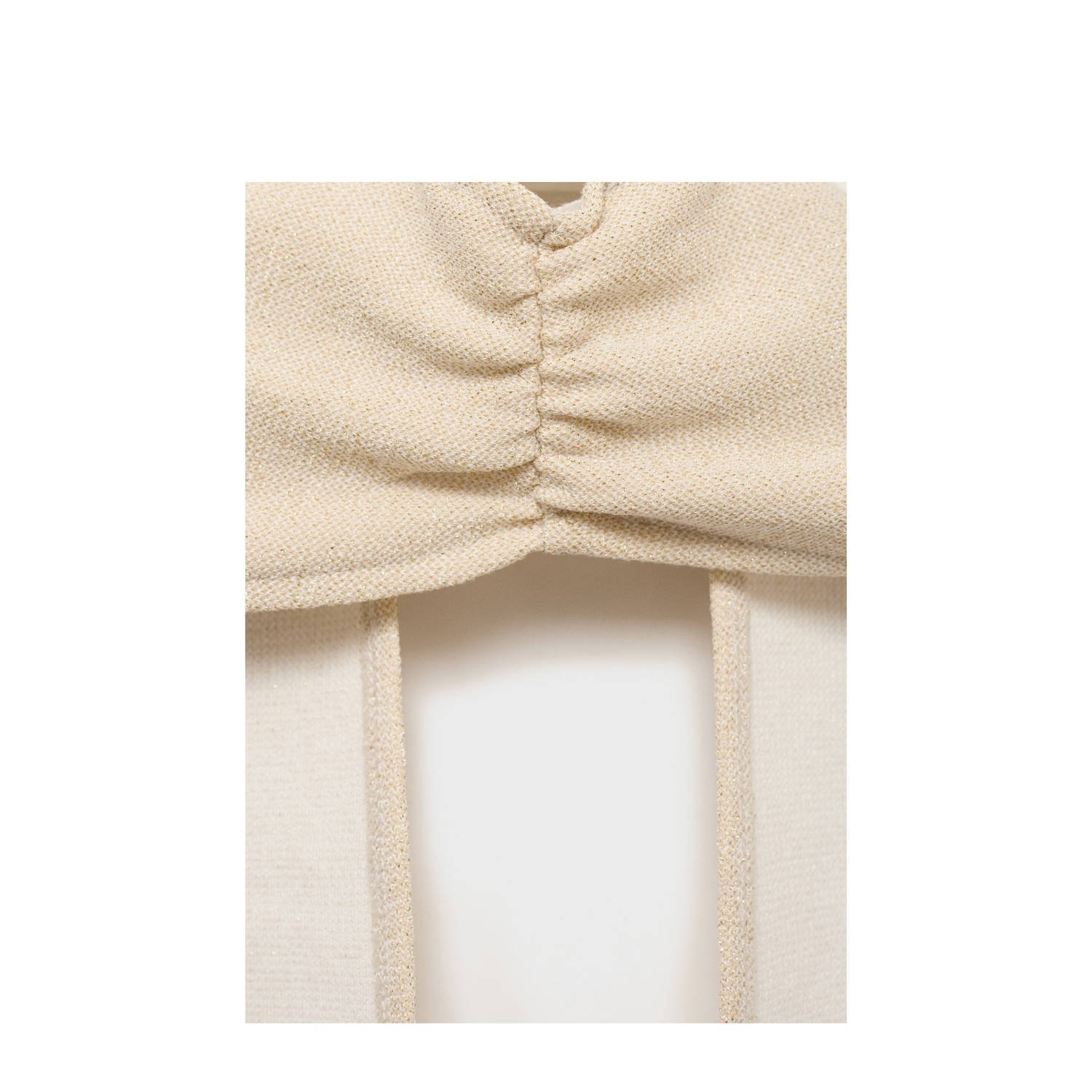 MANGO TEEN haltertop goud