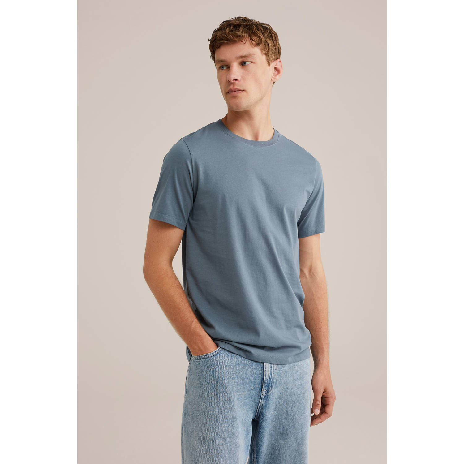 WE Fashion T-shirt grijsblauw