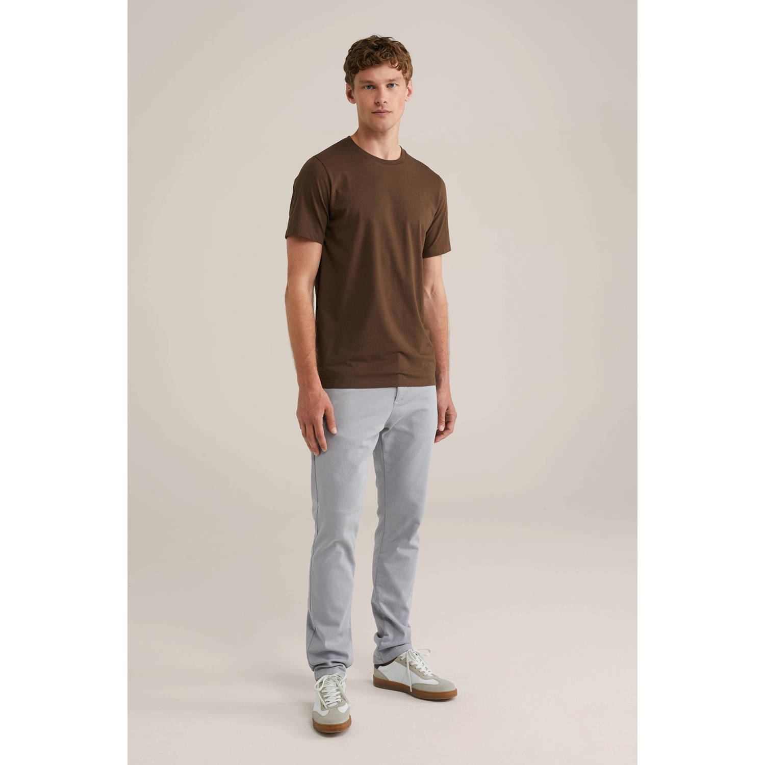 WE Fashion T-shirt bruin