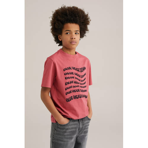 WE Fashion Blue Ridge T-shirt rood afbeelding