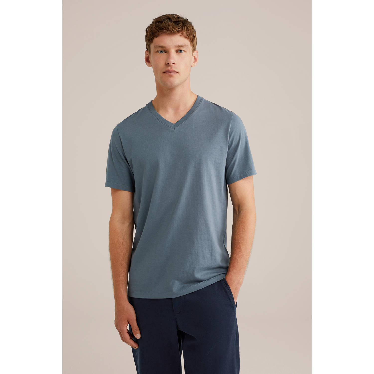 WE Fashion T-shirt grijsblauw