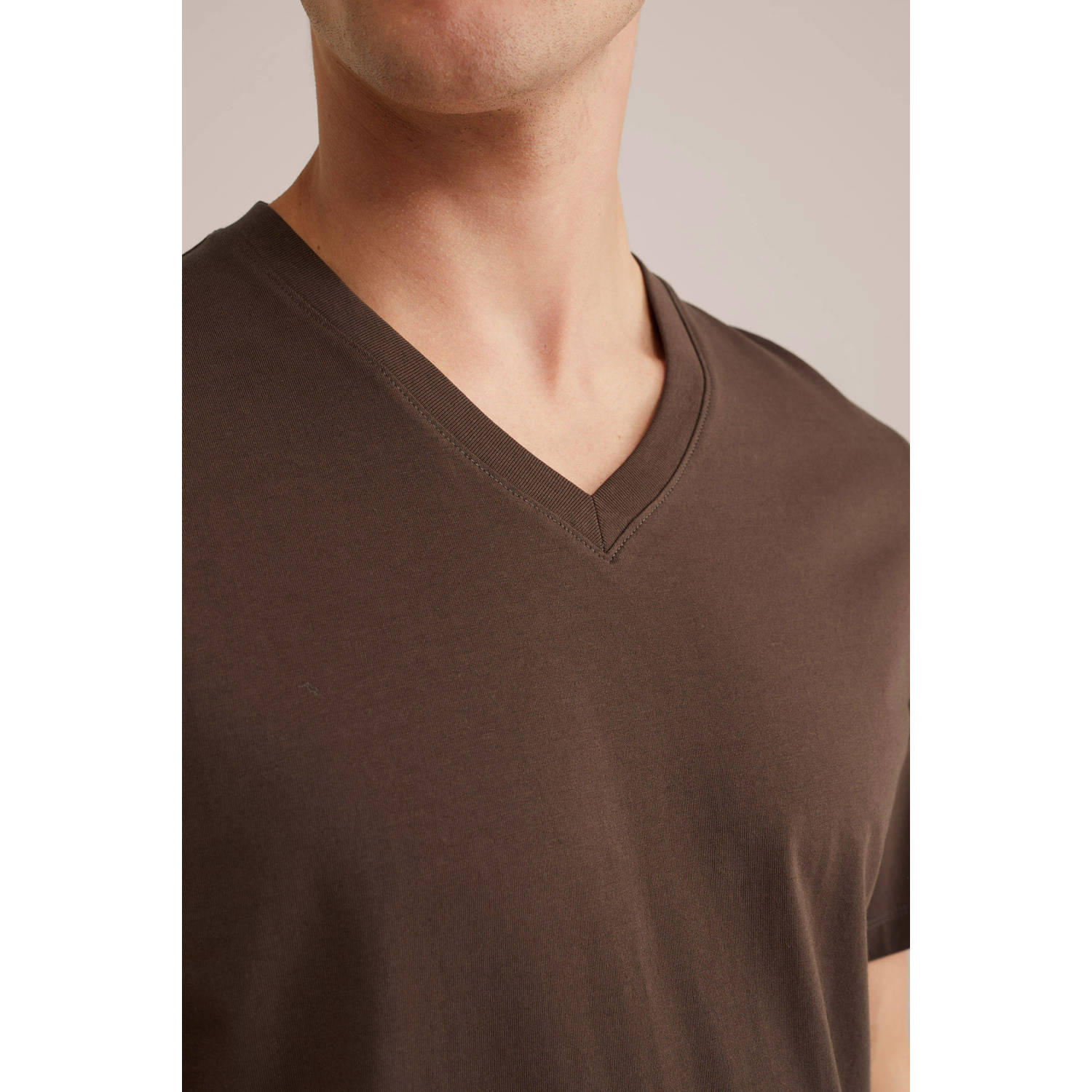 WE Fashion T-shirt bruin