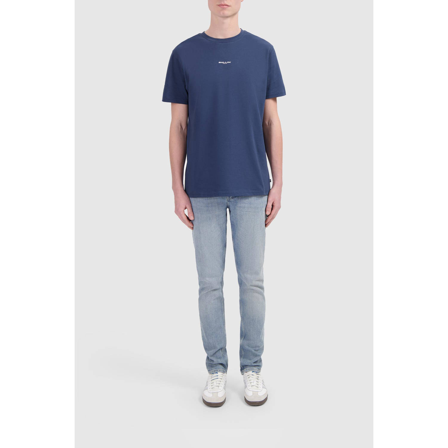 Ballin T-shirt donkerblauw