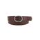 Levi's leren riem donkerbruin