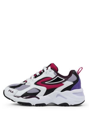 sneakers wit/paars/rood