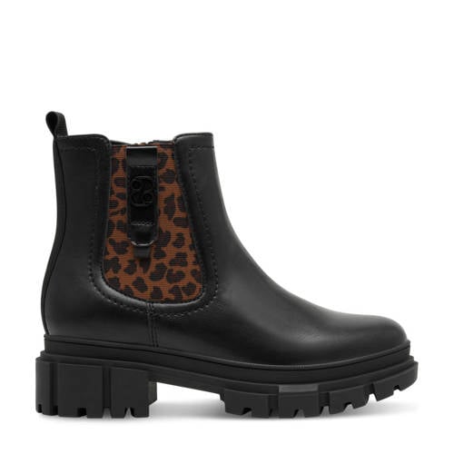 s.Oliver chunky enkelboots bruin afbeelding