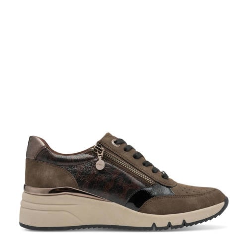 s.Oliver sneakers bruin afbeelding