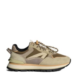 City off road suède sneakers beige/bruin