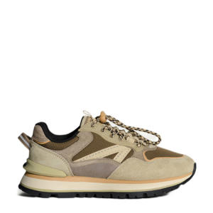 City off road suède sneakers beige/bruin