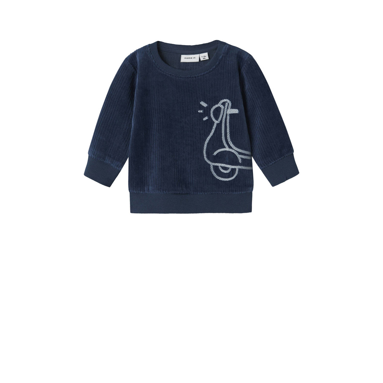 NAME IT BABY sweater donkerblauw