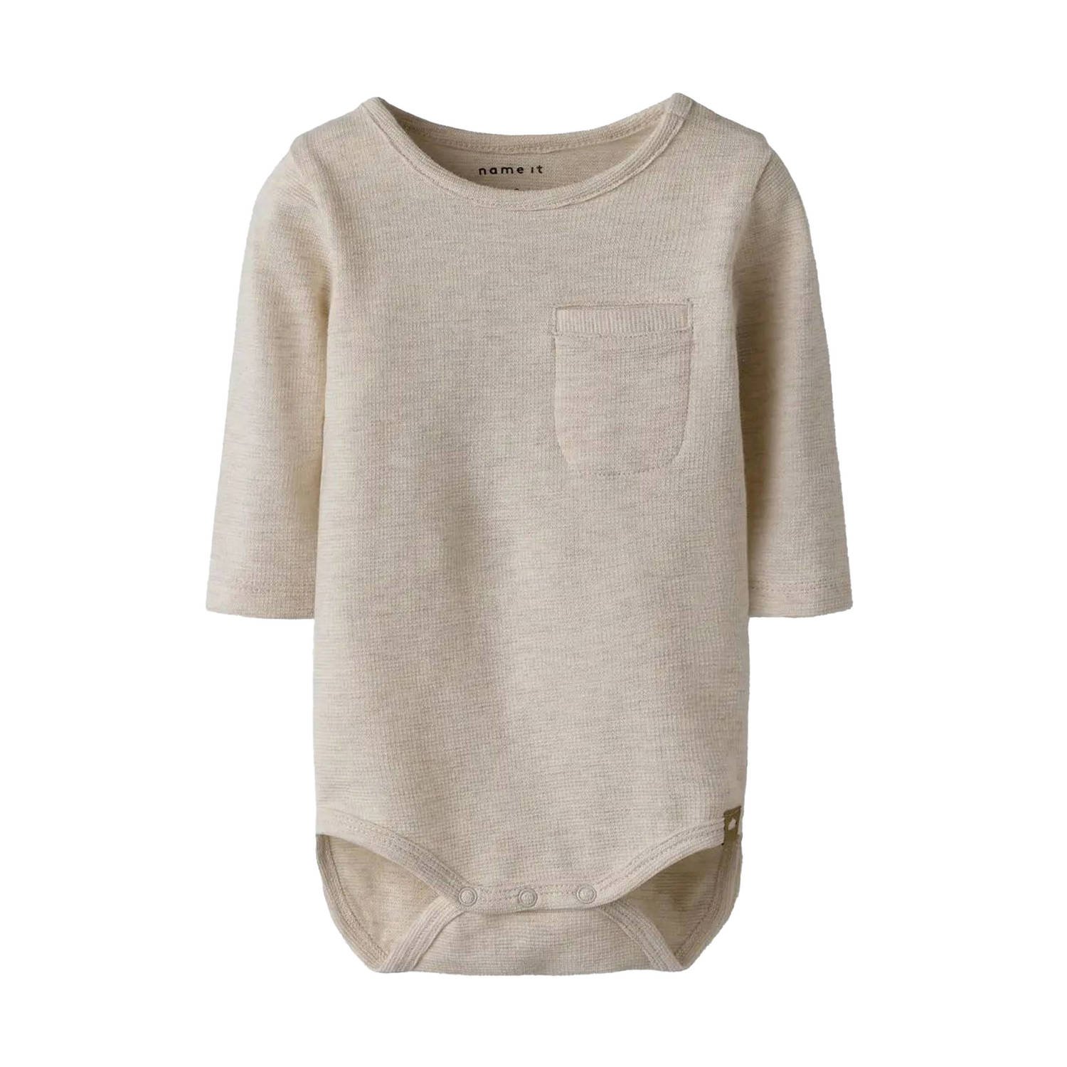 NAME IT BABY romper NBMNOTE ecru