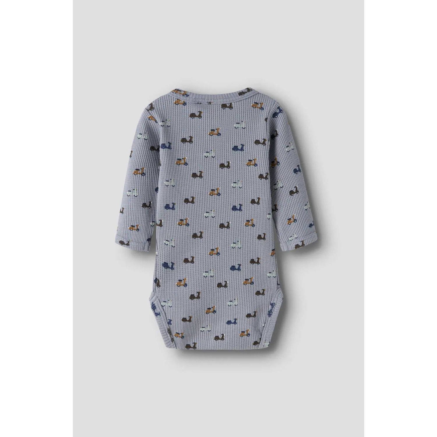 NAME IT BABY romper grijsblauw