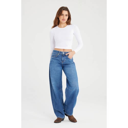 Cup of Joe Denim Barrel jeans medium blue denim afbeelding